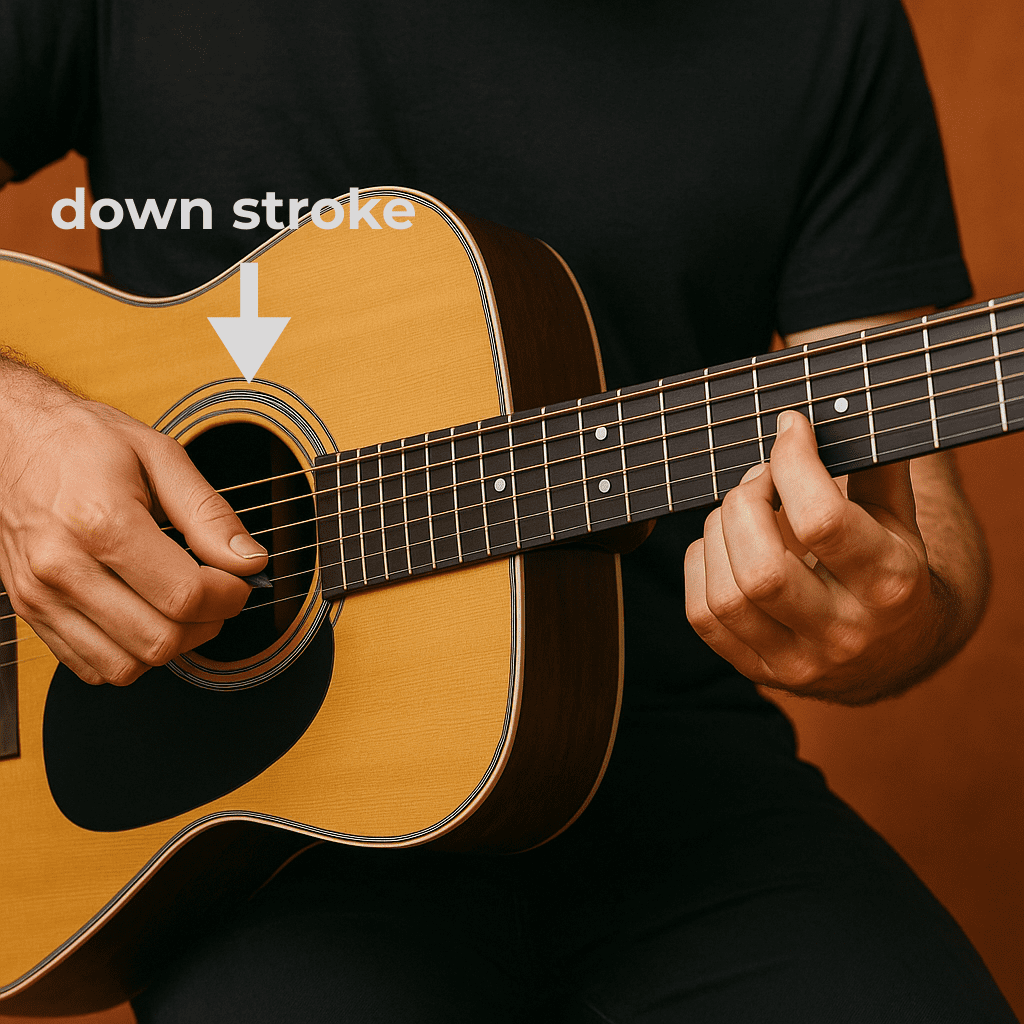 downstroke